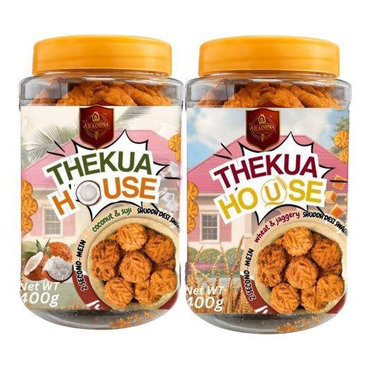 Sooji & Coconut + Wheat & Jaggery Thekua (Combo Pack)